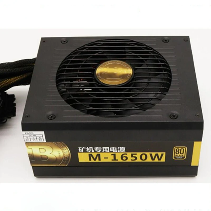 Новинка minero bitcoin Miners 1600W источник питания ATX 12V 130A выход для майнинга 6 Видеокарта gtx