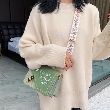 

Trendy Female Bag 2020 New Fashion Shoulder Bag Louie Vuiton Female Foreign Wild Crossbody Bag Broadband Small Square Bag gg
