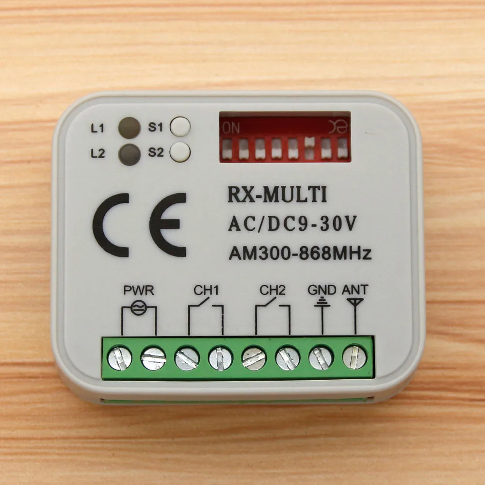 RX MULTI 300 900 МГц AC DC 9 30 в приемник костюмы BENINCA BERNER HORMANN MARANTEC SOMMER 868 дистанционное