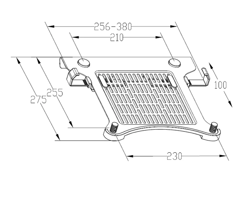 Лоток для ноутбука Loctek DA1 размер до 15 6 дюймов|tray for laptop|tray holderstray laptop |
