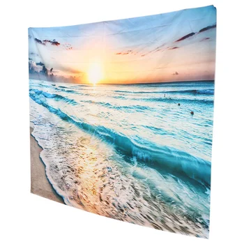 

Beach Wall Tapestry Ocean Coast Wall hangings Sea Waves Wall Art Wall Decor Nature Home Decorations for Apartment Home Dorm Livi