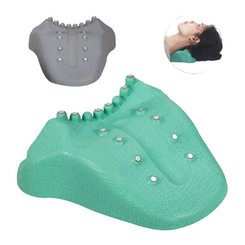 

Shiatsu Massage Pillow Neck Shoulder Pain Acupressure Tool Soothing Frame Correction Cervical Vertebra Massager Magnet therapy