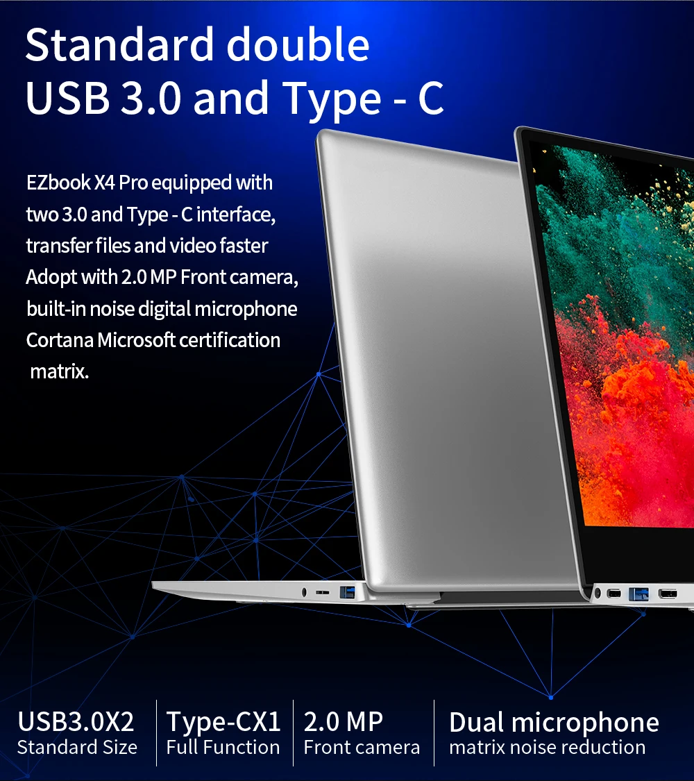 Jumper EZbook X4 Pro ноутбук 8 Гб 256 ГБ SSD 1" FHD дисплей Intel Core i3-5005U ноутбук двухдиапазонный Wifi Win 10 Ultraslim компьютер