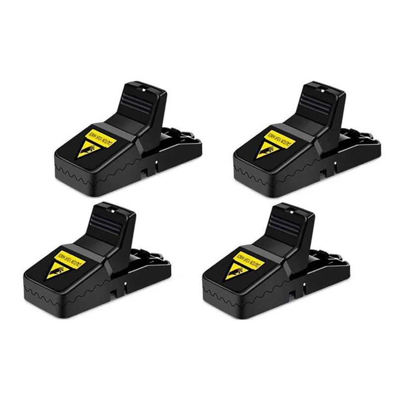 

Mouse / Mice Easy to Set Traps Reusable Trap Rodent Control Set of 4