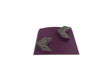 

12pcs free shipping Grinder Diamond Grinding Shoes Diamond Grinding Block with Two Segments for Concrete and Terrazzo Floor