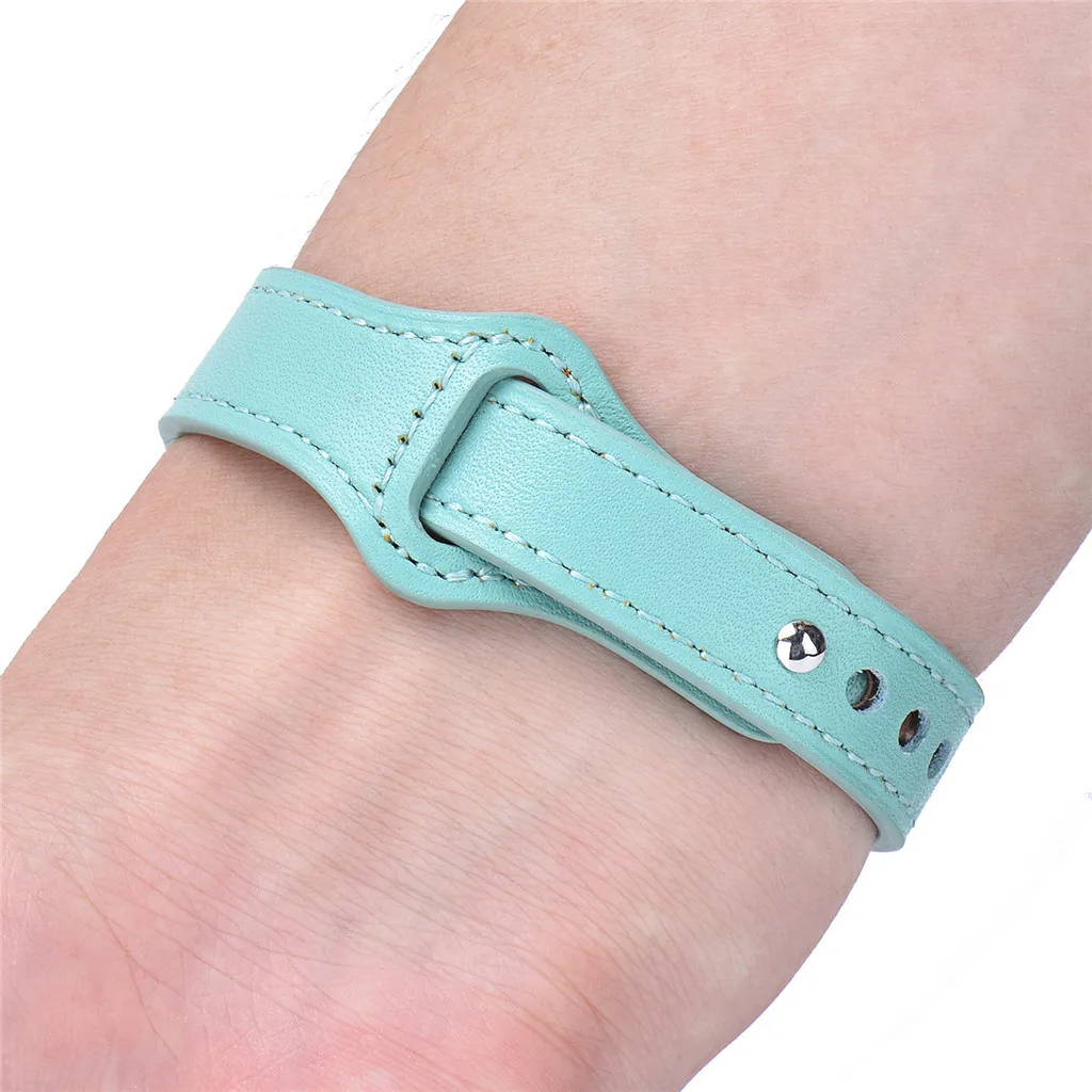 Замена браслета роскошный кожаный ремешок для Fitbit Versa 2 Смарт-часы унисекс модный браслет