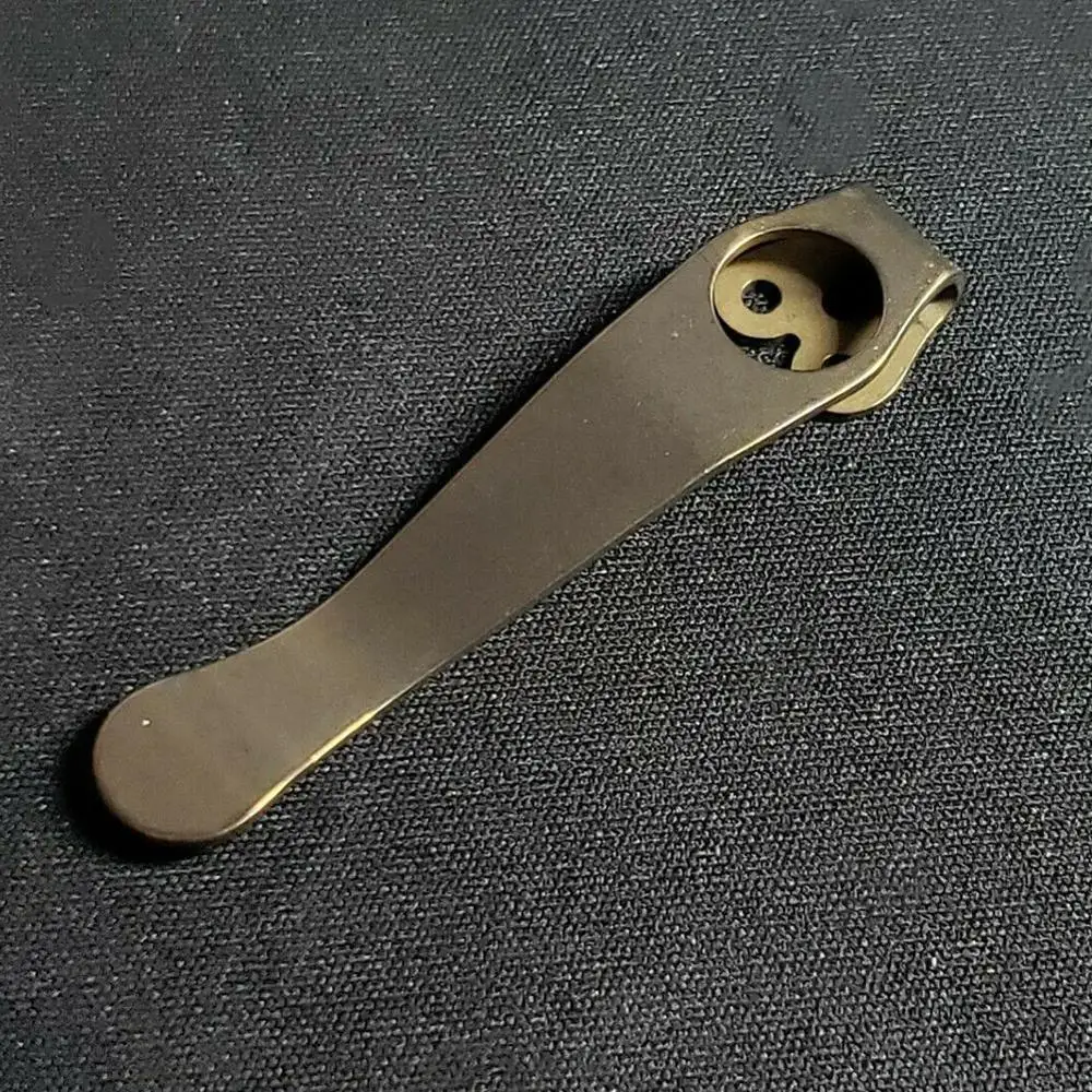 Titanium Pocket Knife Clip Kydex Back Clips Waist Clip For C81 C10 C11 3-hole Design Folding Knife Back Clips pocket knife clip