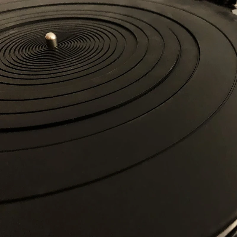 12 ''LP антивибрационный силиконовый коврик резиновый LP коврик для проигрыватель пластинок винил толщина 3 мм плоский мягкий LP