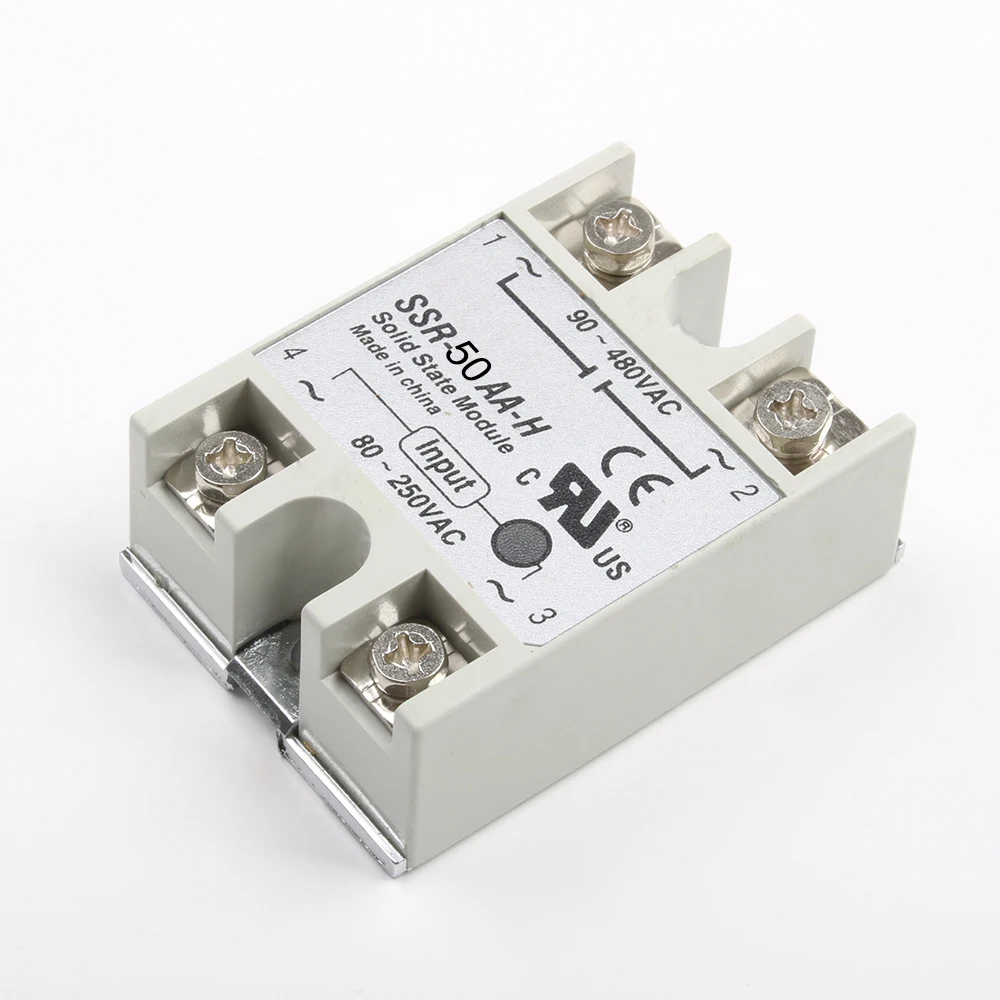 Твердотельное реле SSR 50AA H 50A AC к твердотельный регулятор сопротивления|Реле| |