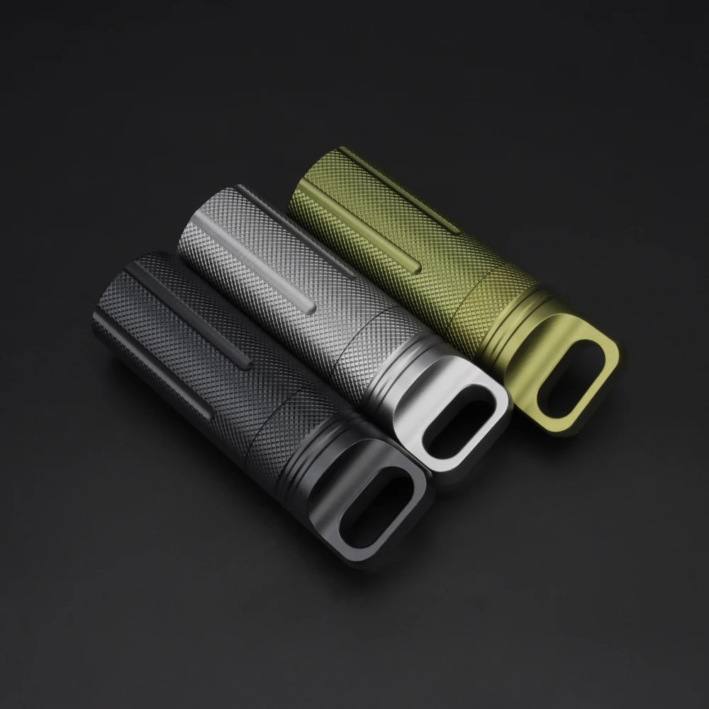 Aluminum Alloy Waterproof Canister U Disk Seal Bottle EDC Outdoor Bottle