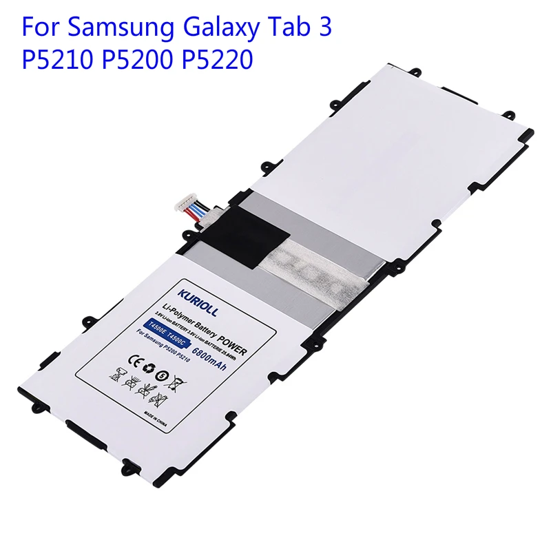 Аккумулятор для планшета T4500E Samsung GALAXY Tab3 Tab 3 P5210 P5200 P5220 запасная батарея реальная