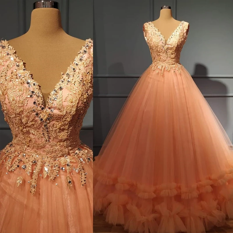 Светло-фиолетовое вечернее платье robe de soiree с v-образным вырезом без рукавов Длина бисера Вечерние платья Длинные Vestido de festa Lon