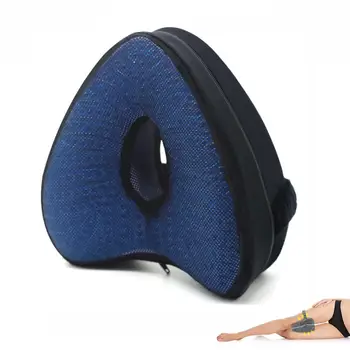 

12 Pregancy Pillow Orthopedic Knee Leg Positioner Body Side Lying Support Cushion Hip Pain Relieve Black Dark Blue