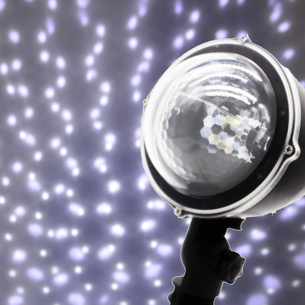 Outdoor Christmas Projector Lamp Snowing Projector Light  Landscape Garden indoor Decoration Remote Control Spotlight D30