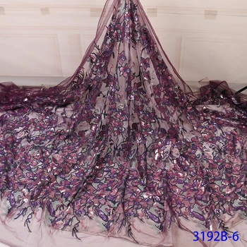 

Latest Net Laces 2020,Hot sale sequence lace fabric,french laces embroidery with sequins for wedding party