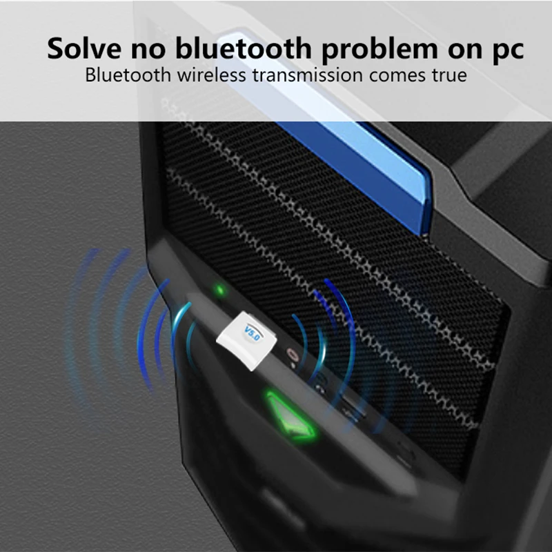 USB Bluetooth ключ адаптер V5.0 для ПК компьютер ноутбук беспроводной Музыка Аудио Динамик Наушники приемник передатчик трансмисор