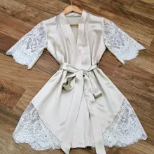 Большие размеры, женские сексуальные ночные платья, кружевные женские пижамы, одежда для невесты, кимоно, атласные пижамы, ночная рубашка, сексуальная свободная ночная рубашка