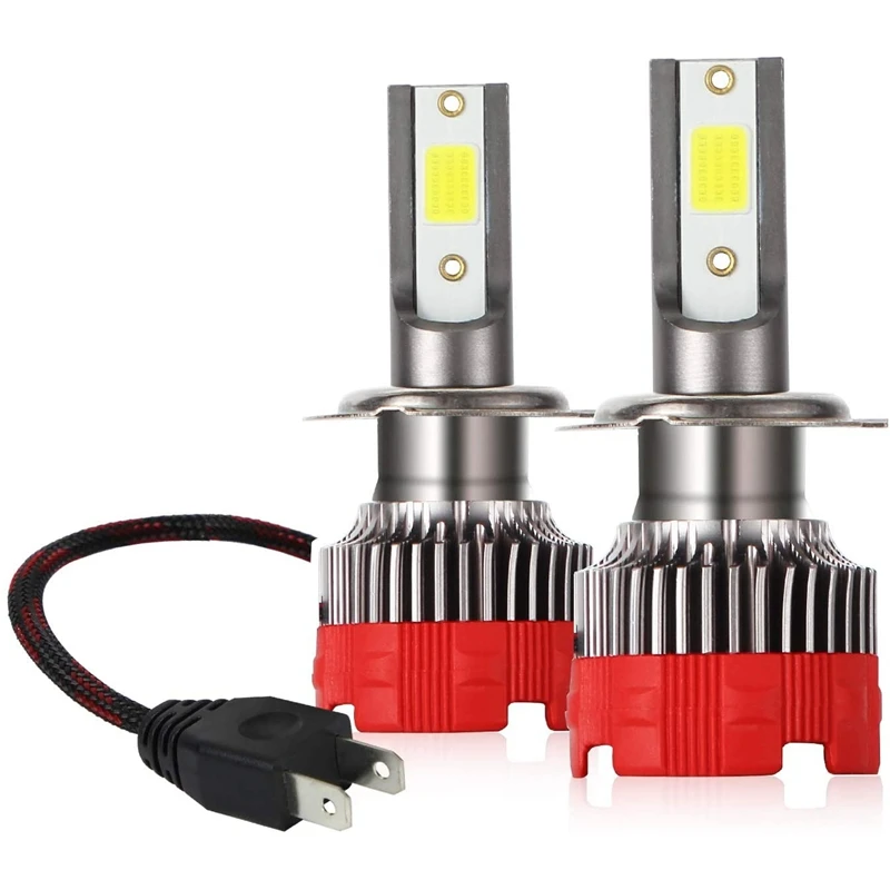 H7 LED Headlight Bulbs 6000K HIGH Beam Low 55W 8000 Lumens Fog Lamp Bright Waterproof DOB Kit 2 Lamps Rotation | Автомобили и