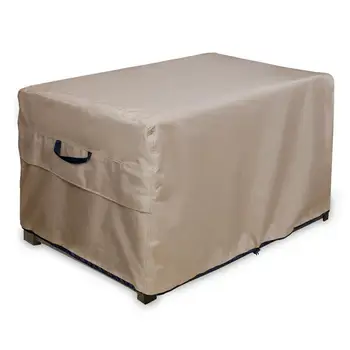 

Table Cover Rectangular Table Cover Waterproof Powerful Patio Deck Box Storage Bench Protector For Rain Outdoor Dust Protection
