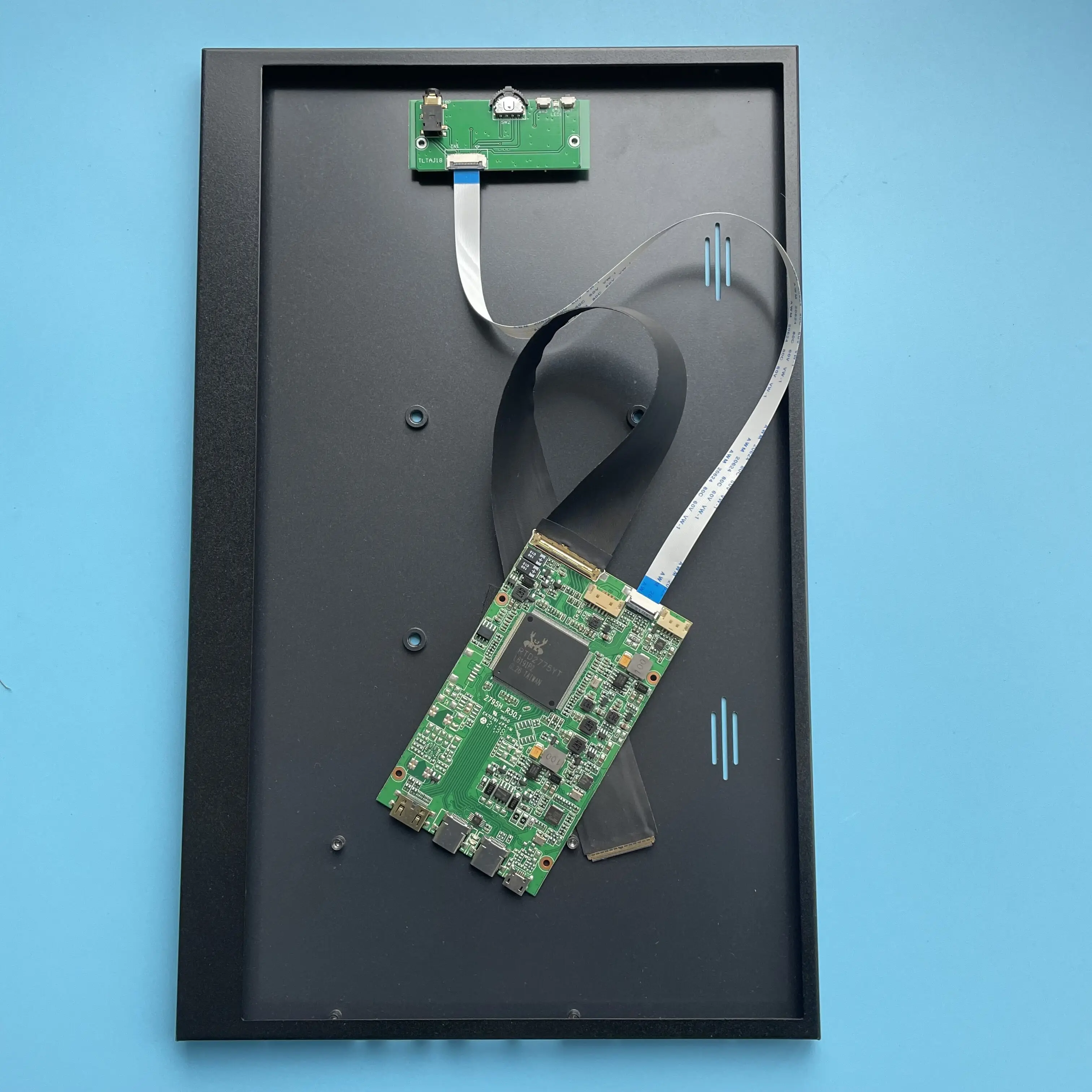 

4K LCD driver board HDMI type-C EDP universal for LED LCD Panel + Compatible screen panel case Metal alloy box cover