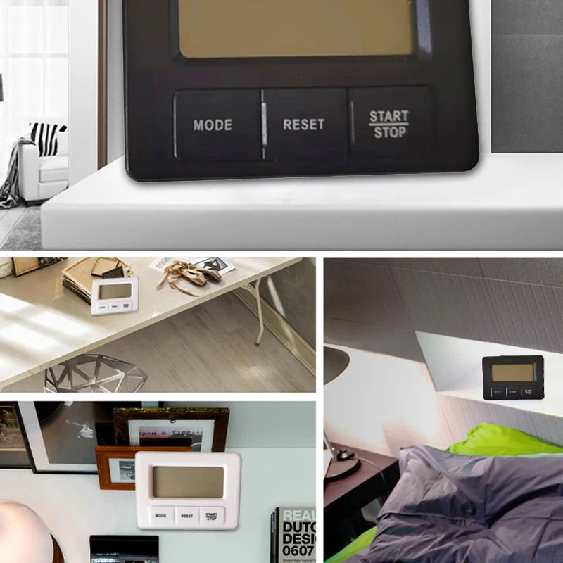 New Korean Style Portable Countdown Fuction Alarm Clock Date Week