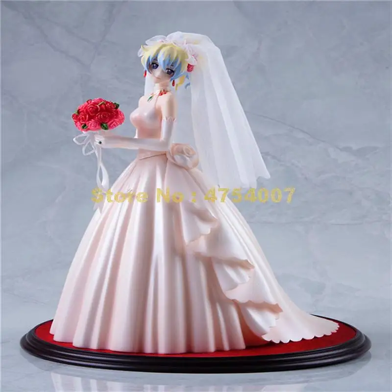 Anime Myethos Gurren Lagann Sexy Wedding Dress Renia Model Figure Japanese Collection Dolls Pvc 26cm Toy | Игрушки и хобби