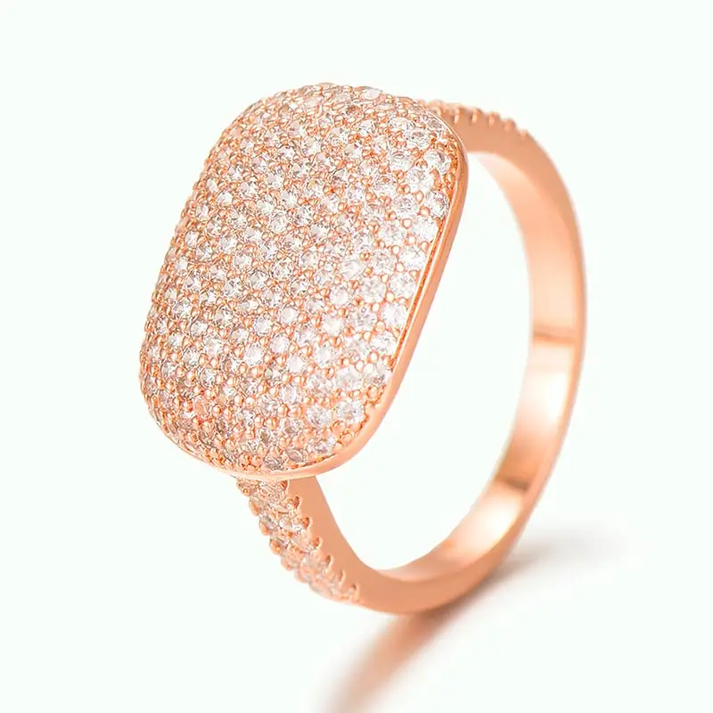 

GODKI 2019 Trendy Square Geometry Cubic Zircon Stacks Rings for Women Finger Rings Beads Charm Ring Bohemian Beach Jewelry 2019