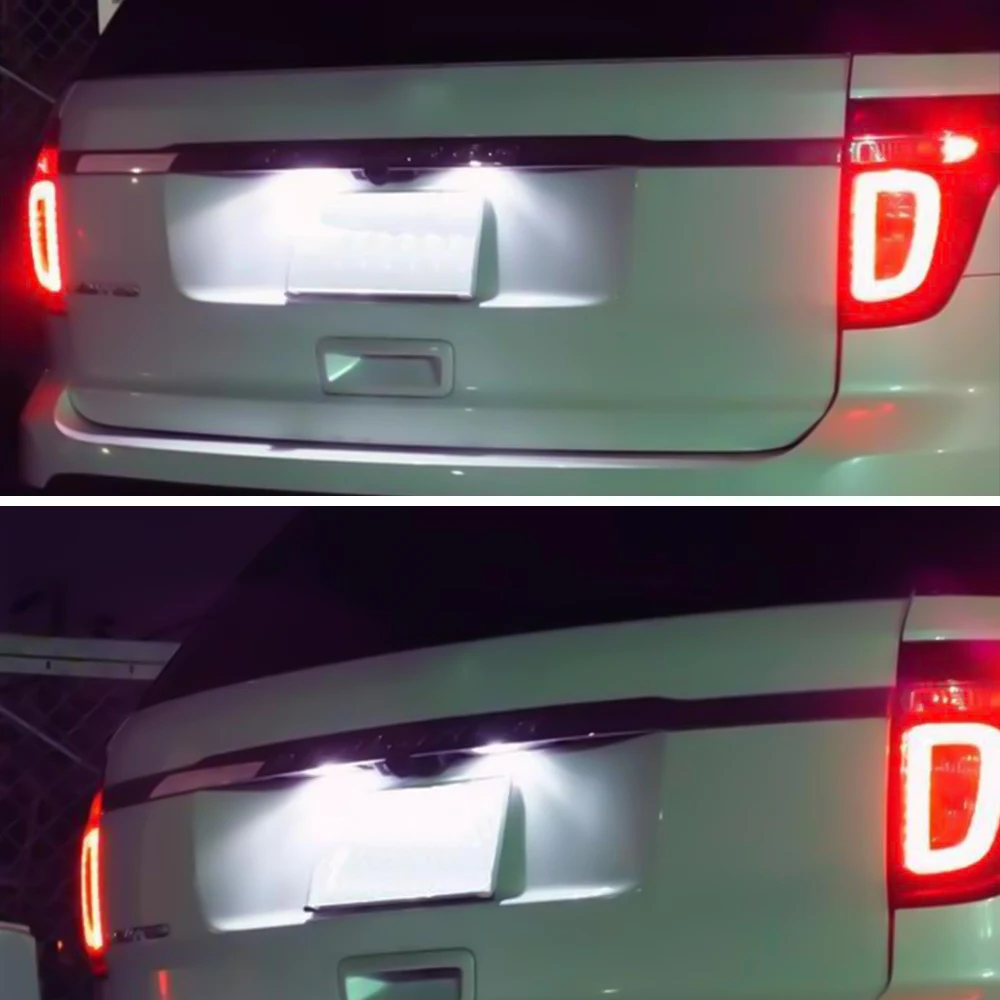 AUXITO 2 шт. Canbus светодиодный светильник номерного знака для Ford Fiesta Escape Expedition Explorer Fusion Lincoln MKC 6000k белый 12В (art.: 3920ba6325798) - 3920ba6325798