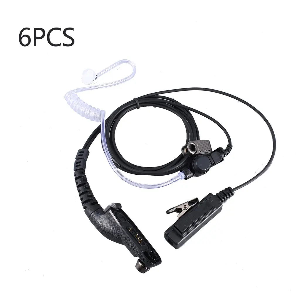 

Pcs For Motorola Radio Dp4400 6 Police Air Tube Earphone Microphone Ptt Earphone Radio Radio Walkie Talkie