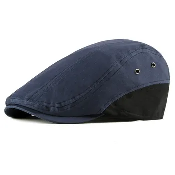 

Spring and summer men's thin beret British retro casual cap female forward hat duckbill hat fashion