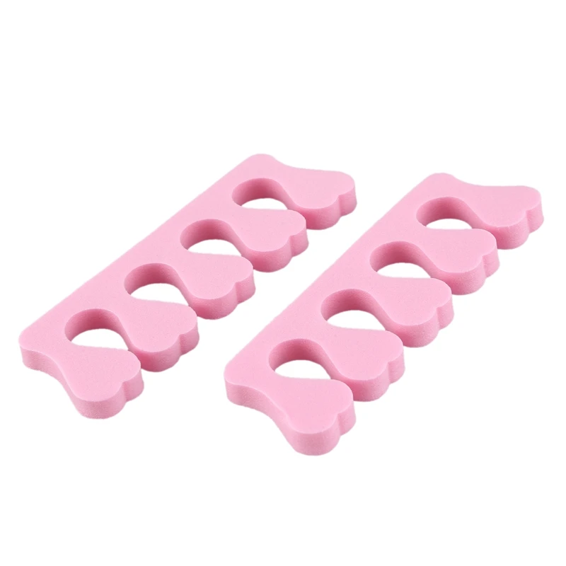 ABVP 20 шт дизайн ногтей салон мягкий сепаратор для пальцев ноги педикюр Маникюрный Инструмент розовый