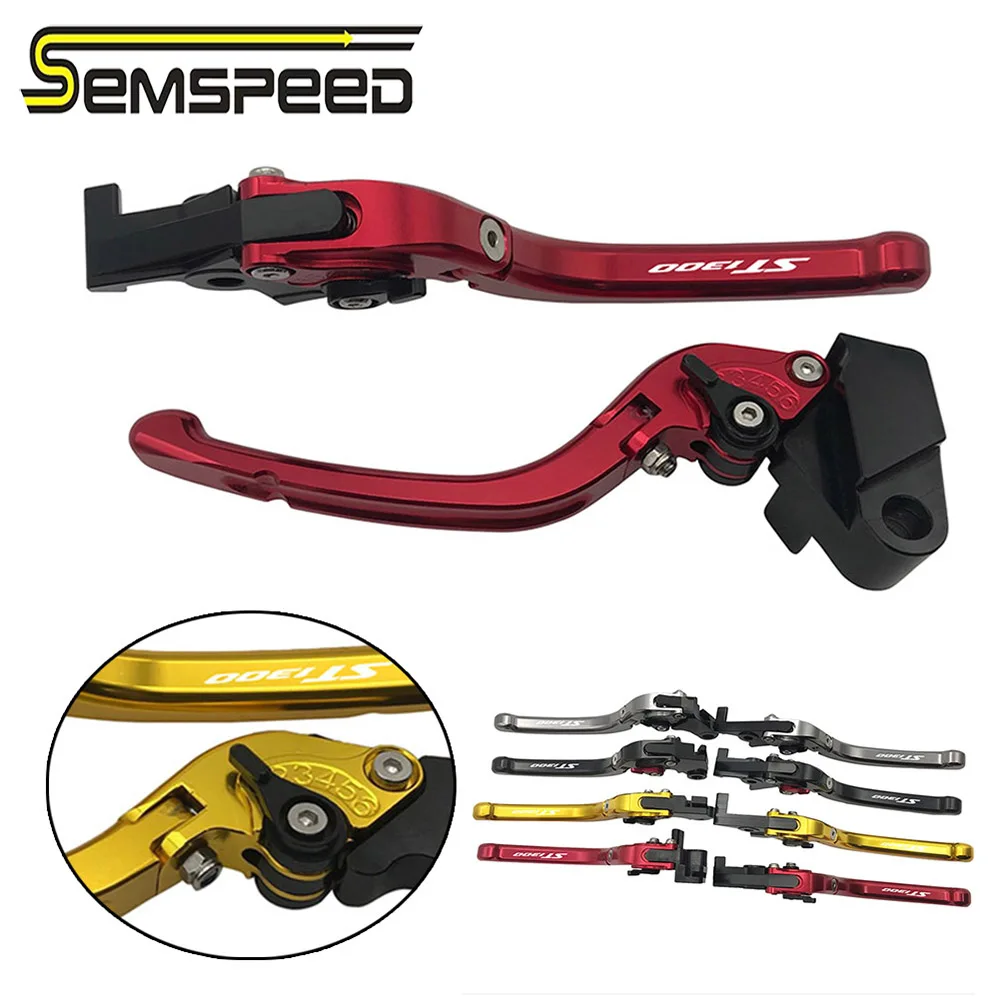 Складные рычаги тормозной муфты с логотипом SEMSPEED ST1300 для мотоциклов Honda ST1300/ST1300A