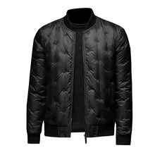 Новое повседневное теплое пальто, зимняя мужская куртка на белом утином пуху, толстая модная мужская куртка