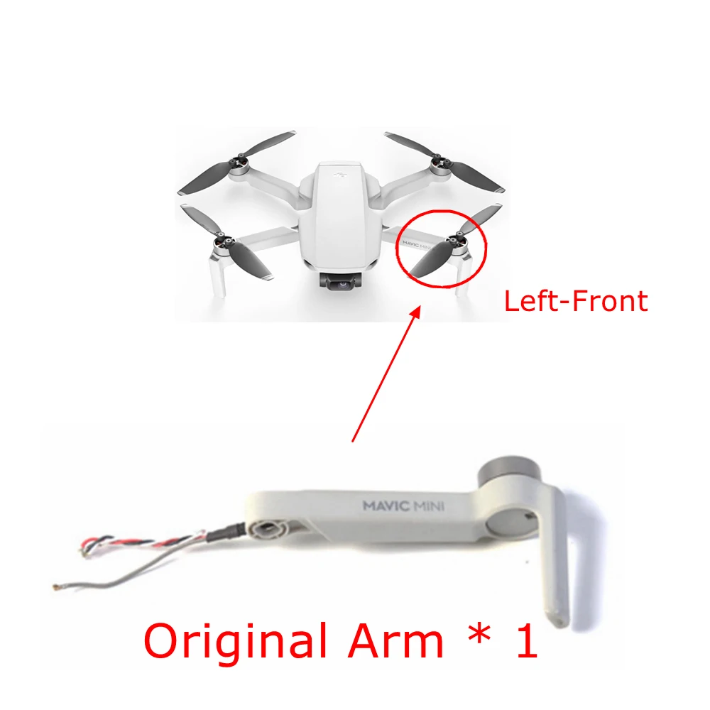 Оригинальные новые запасные части для ремонта DJI Mavic Mini Motor Arm аксессуары