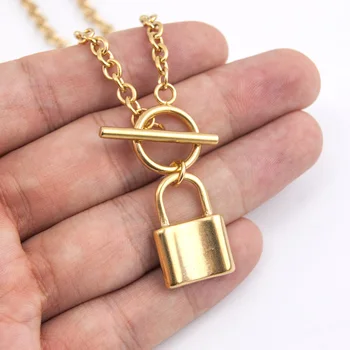 

coin map lock heart WOMEN CHOKER saint Long Men NECKLACE GOLD COLOR Toggle NECKLACE collares de moda Boho Collier gift