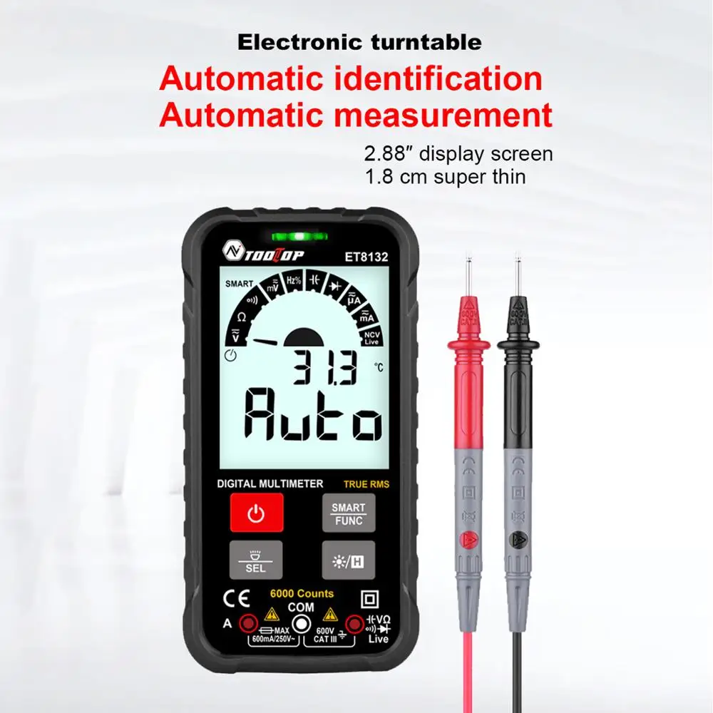 for Diode Test On-Off Buzzer Exquisite Workmanship Accurate Digital Voltmeter Multimeter for Diode Test On-Off Buzzer Exquisite Workmanship Accurate Digital Voltmeter Multimeter