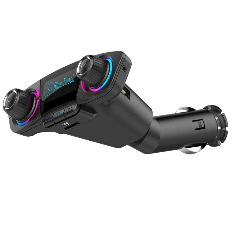 

Car MP3 Player Modulator Bluetooth FM Transmitter LED Dual USB Mobile Phone Handsfree Display Charger Wireless Music Audio