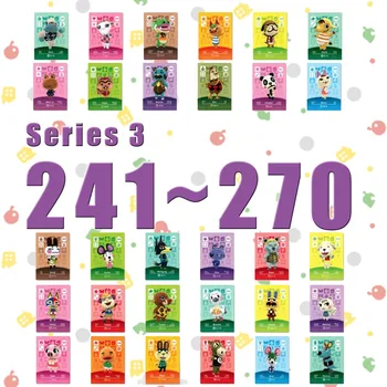 

Animal Crossing Card Amiibo Printed NFC Card Compatible Pick from the List Series 3 (241 to 270)