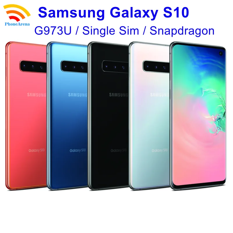Samsung Galaxy S10 G973U G973U1 90% новый оригинальный 6 1 &quotОЗУ 8 Гб ПЗУ 128/512 ГБ Snapdragon NFC 4G LTE