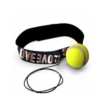 

Boxing Punch Exercise Fight Ball With Head Band Supplies for Reflect Speed Training Box H7JP