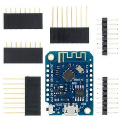 WeMos – carte de développement WIFI USB D1 Mini PRO V3.0.0, IOT 3.3V avec broches ESP8266 ESP 12 ESP 12F CH340G CH340 V2 