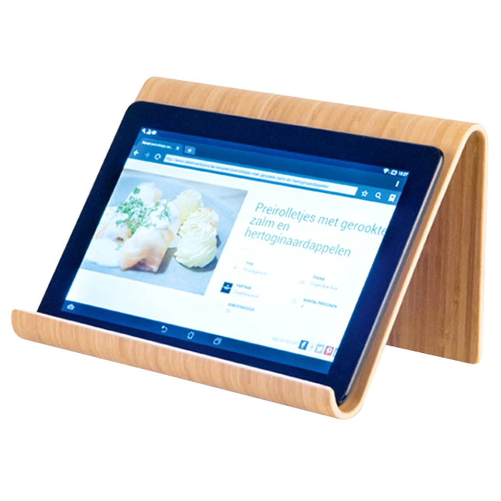 Wooden Tablet Support Stand Holder Tablet Rack Bracket Portable for iPad