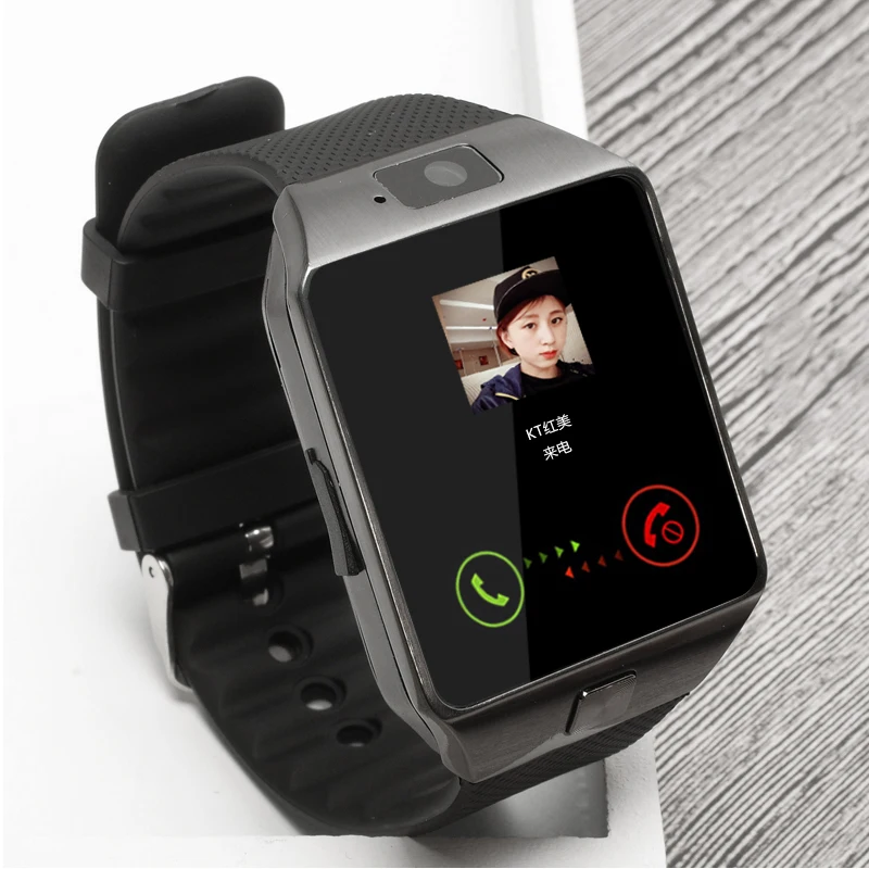 

Bluetooth smart watch Intelligent Wristwatch Support Phone Camera SIM TF GSM for Android iOS Phone dz09 pk gt08 a1 men and women