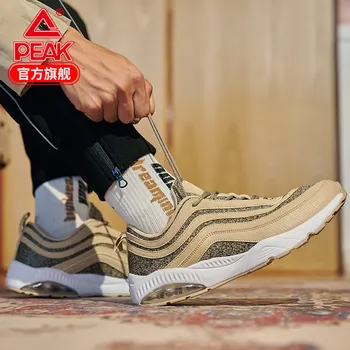 

Running men 2020 new trend light retro breathable wear-resistant striped running shoes for men