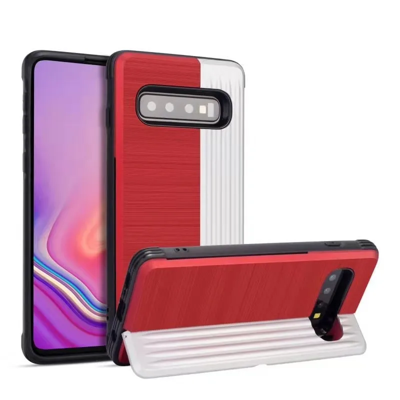 Потрясающие Защитные чехлы для телефонов с кредитной картой samsung Galaxy S10E S10 plus S9 S8 A8