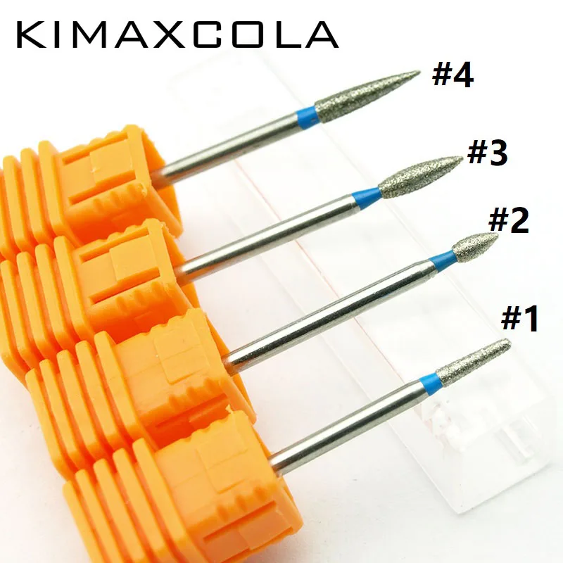 KIMAXCOLA Diamond Nail File Drill Bits Burr Milling Cutter Manicure Electric Machine Accessories | Красота и здоровье