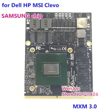Dell Alienware hp MSI дюймов ноутбук NVIDIA GeForce GTX1060M GTX 1060M MXM 6 ГБ GDDR5 Графика карта, видеокарта доска N17E-G1-A1