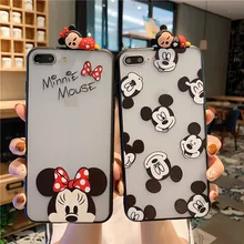 Disney Cartoon Mickey Minnie Mouse iPhone 11 Pro MAX XR XS MAX SE 5 5S 6 6S 7 8Plus with Doll Black Soft Silicone Case iPhone Ca Disney Cartoon Mickey Minnie Mouse iPhone 11 Pro MAX XR XS MAX SE 5 5S 6 6S 7 8Plus with Doll Black Soft Silicone Case iPhone Ca