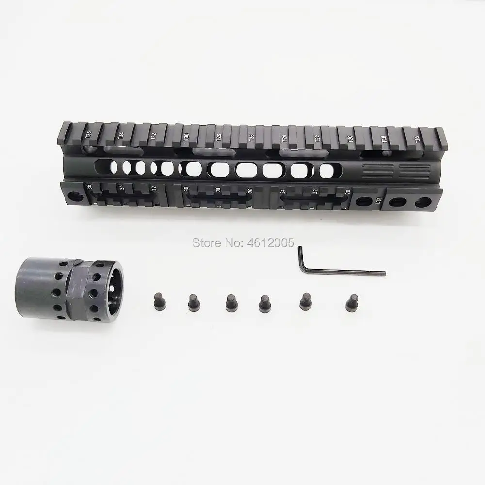 9 дюймов noveske Quad Rai для ar15 handguard 4 Вивер Пикатинни винтовка Бесплатная плавающая