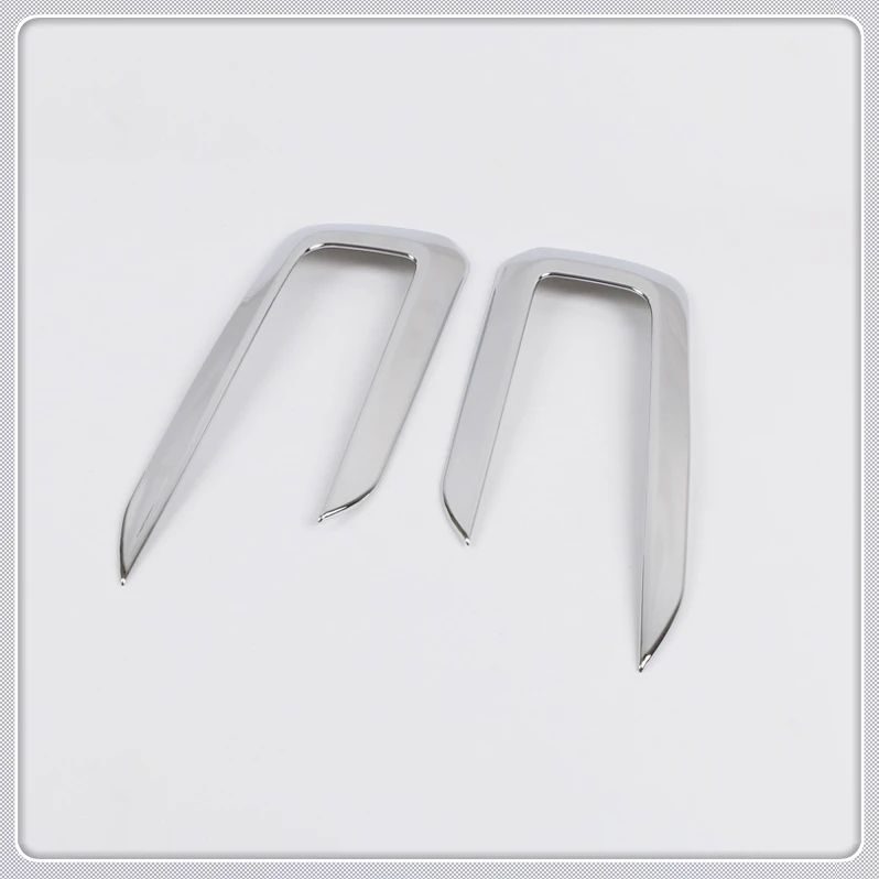 For Volvo XC40 Car Styling Exterior Front Fog Light Lamp Cover Trim 2pcs ABS Chrome Auto Accessories
